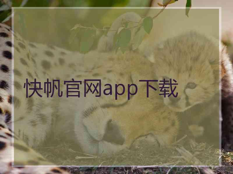 快帆官网app下载 快帆官网app下载