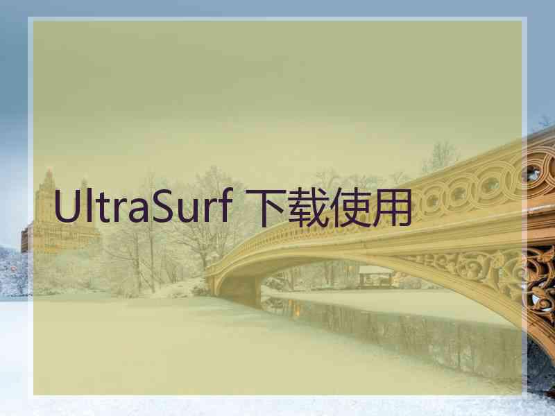 UltraSurf 下载使用