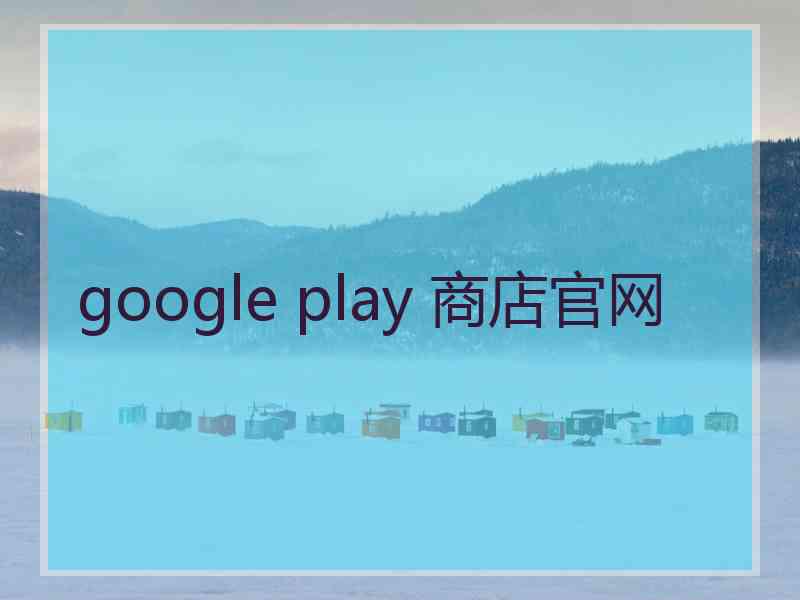 google play 商店官网