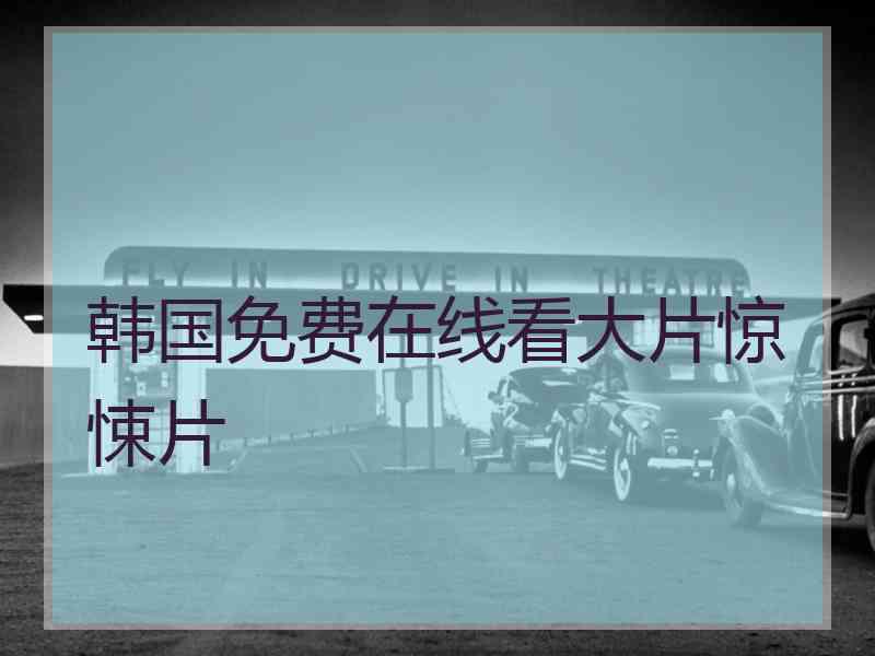韩国免费在线看大片惊悚片