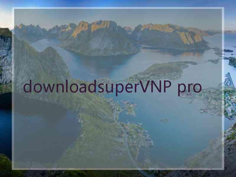 downloadsuperVNP pro