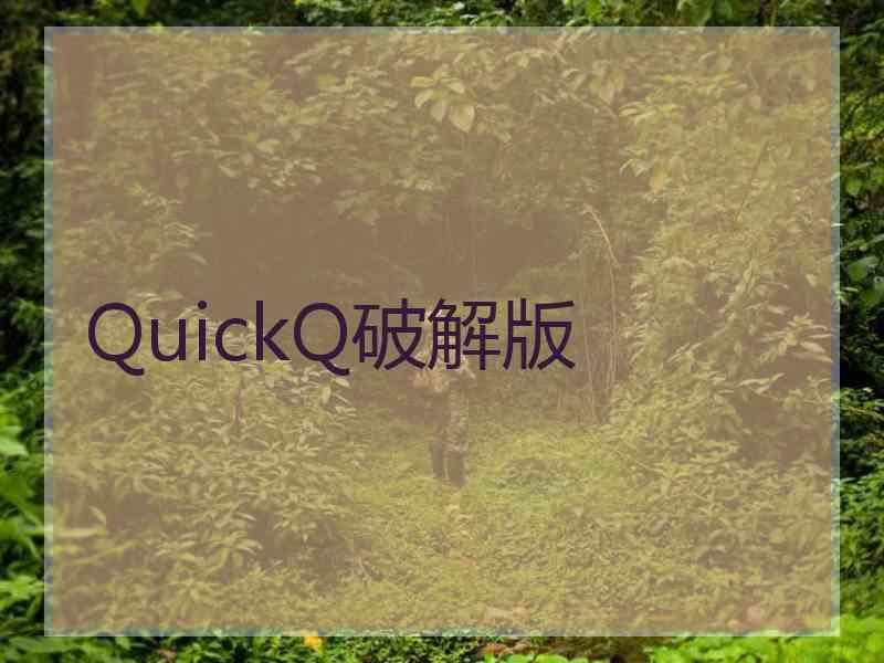 QuickQ破解版