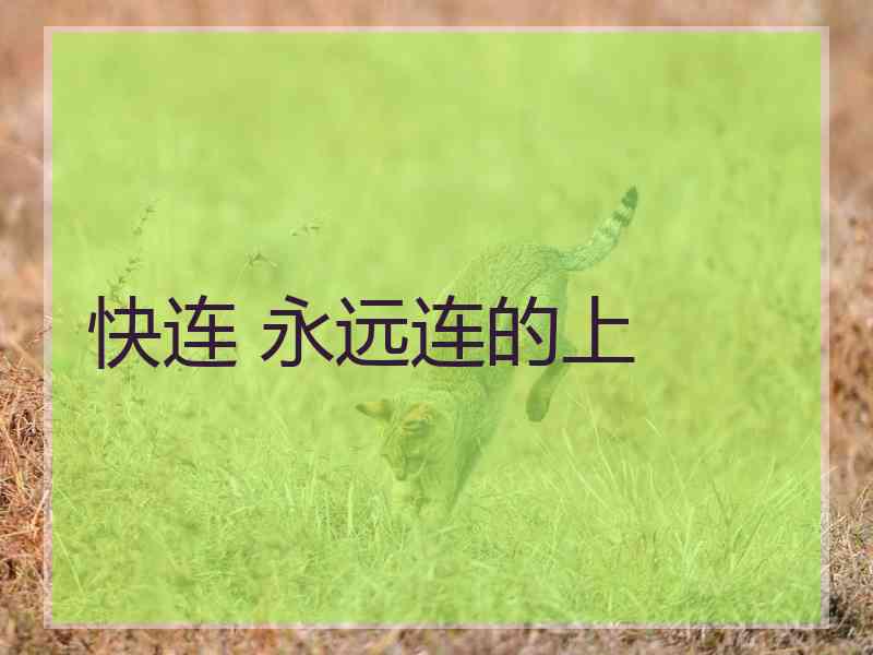快连 永远连的上