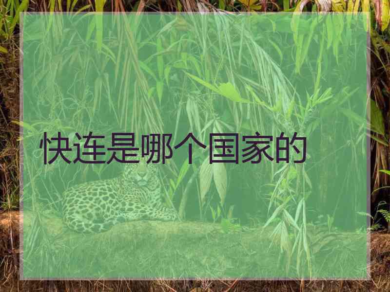快连是哪个国家的