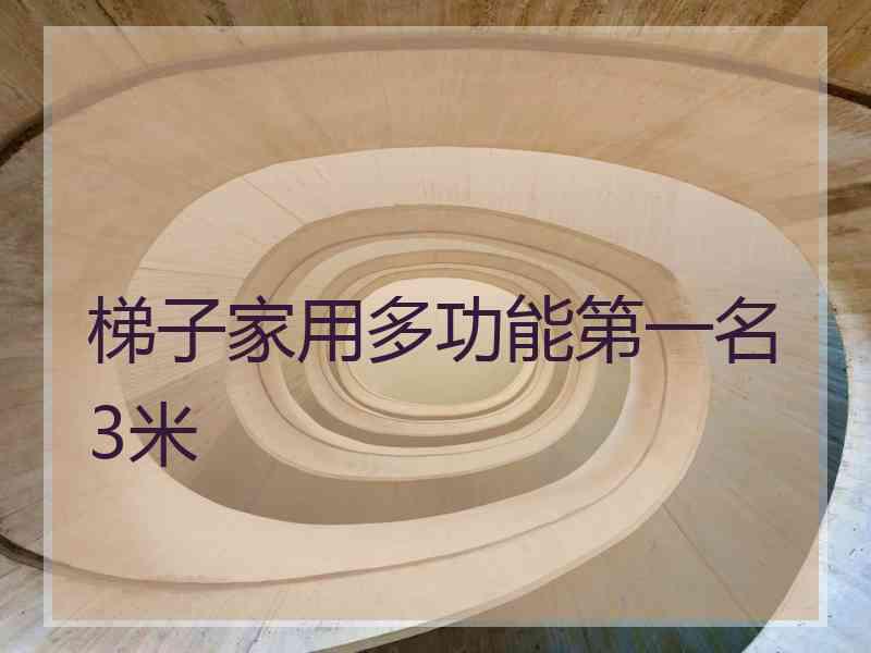 梯子家用多功能第一名3米