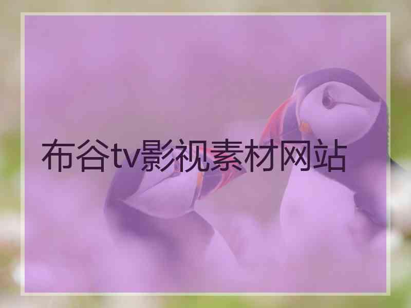 布谷tv影视素材网站