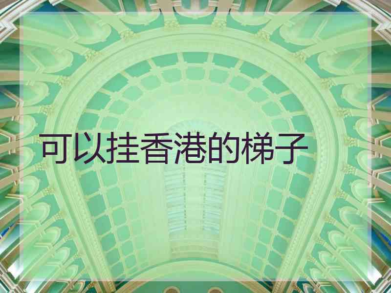 可以挂香港的梯子