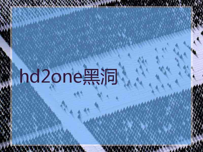 hd2one黑洞