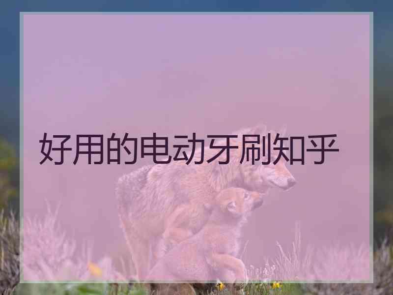 好用的电动牙刷知乎