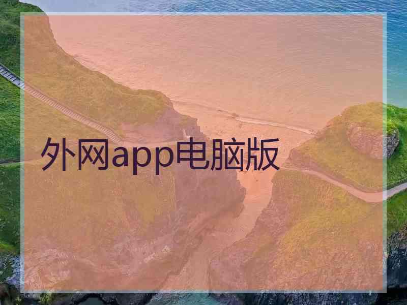 外网app电脑版