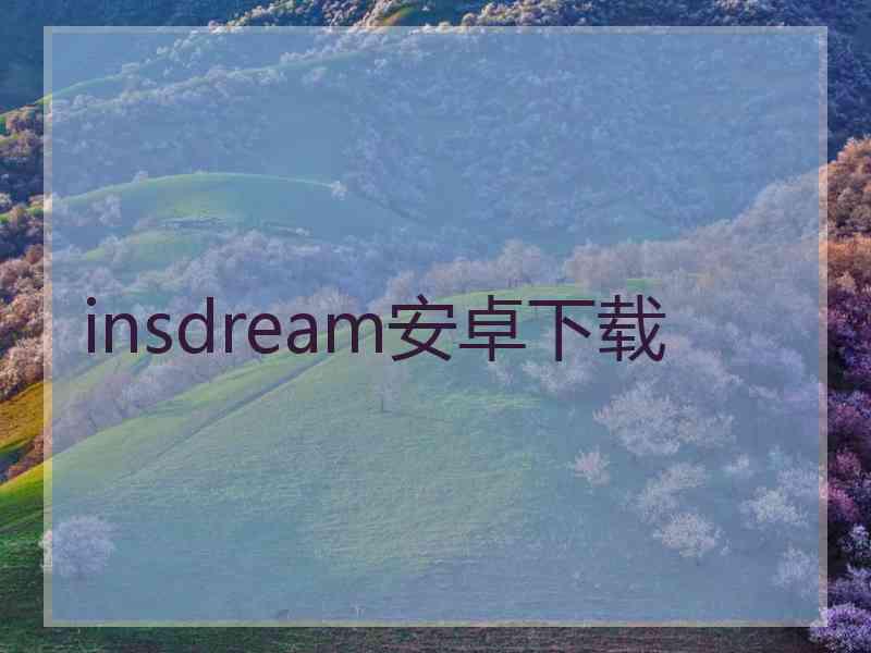 insdream安卓下载