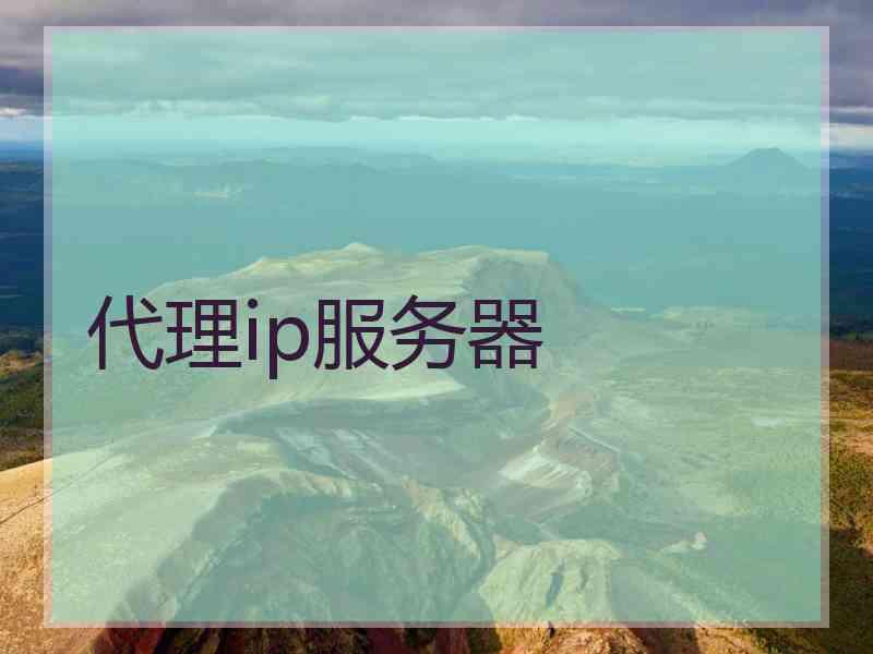 代理ip服务器