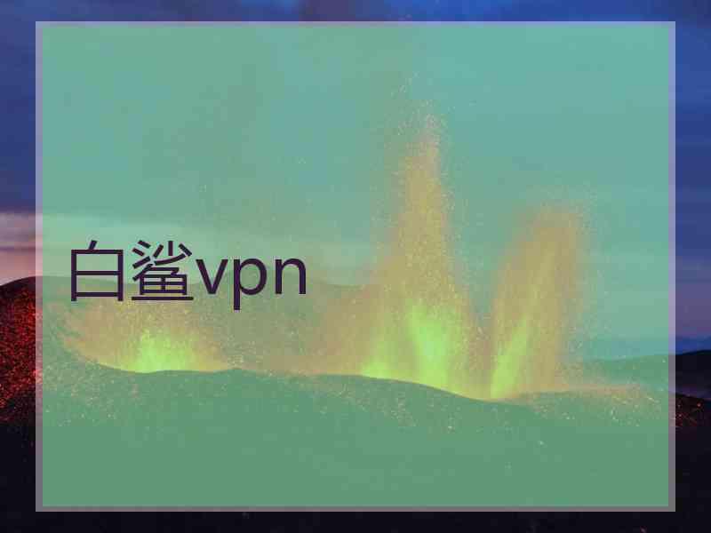 白鲨vpn