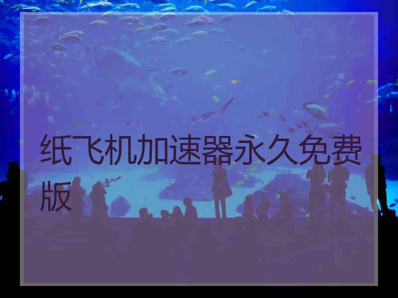 纸飞机加速器永久免费版