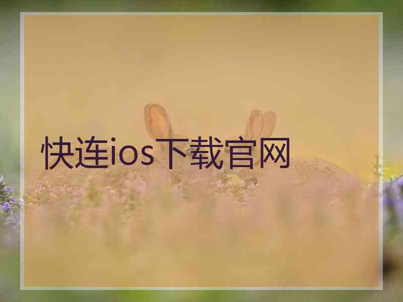 快连ios下载官网