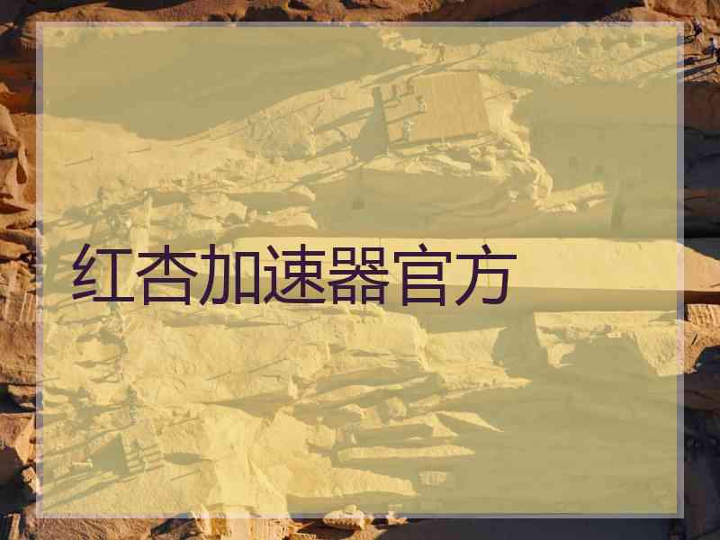 红杏加速器官方