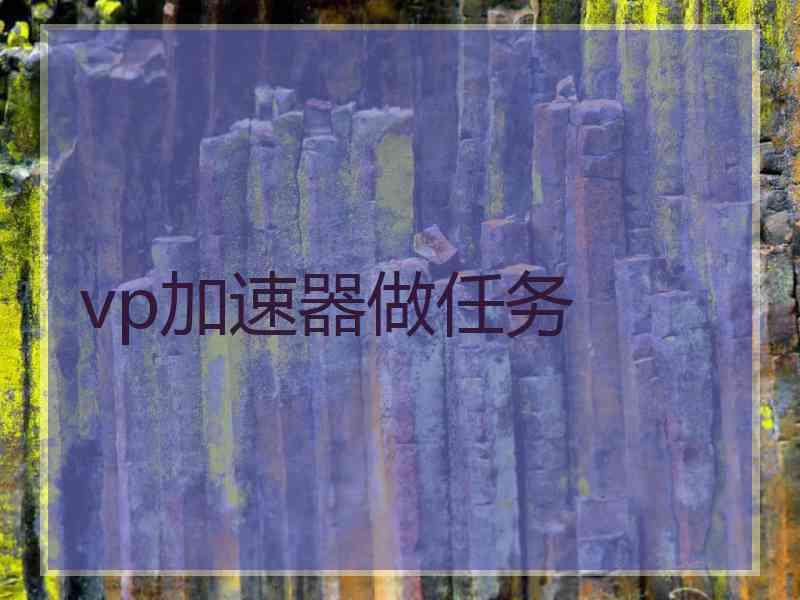 vp加速器做任务
