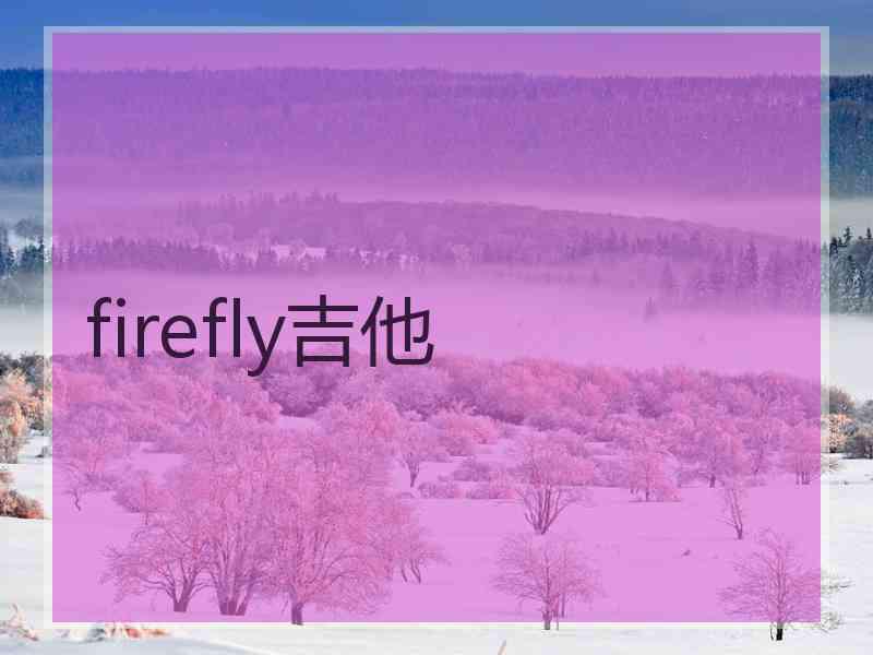 firefly吉他