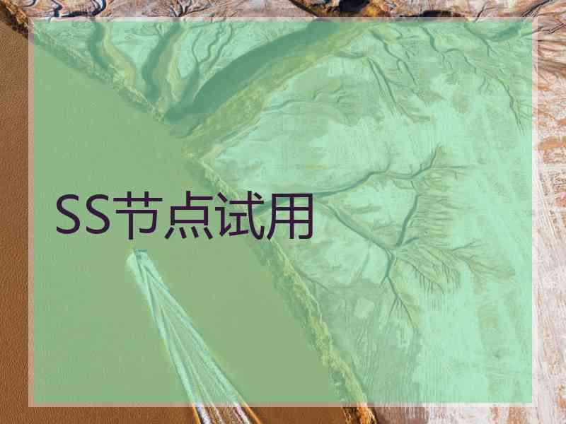 SS节点试用
