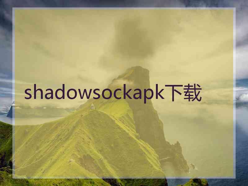 shadowsockapk下载
