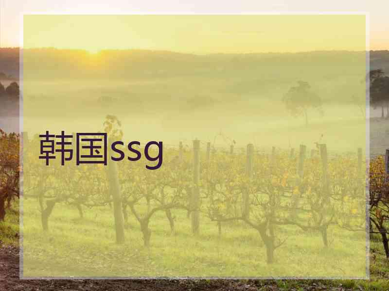 韩国ssg