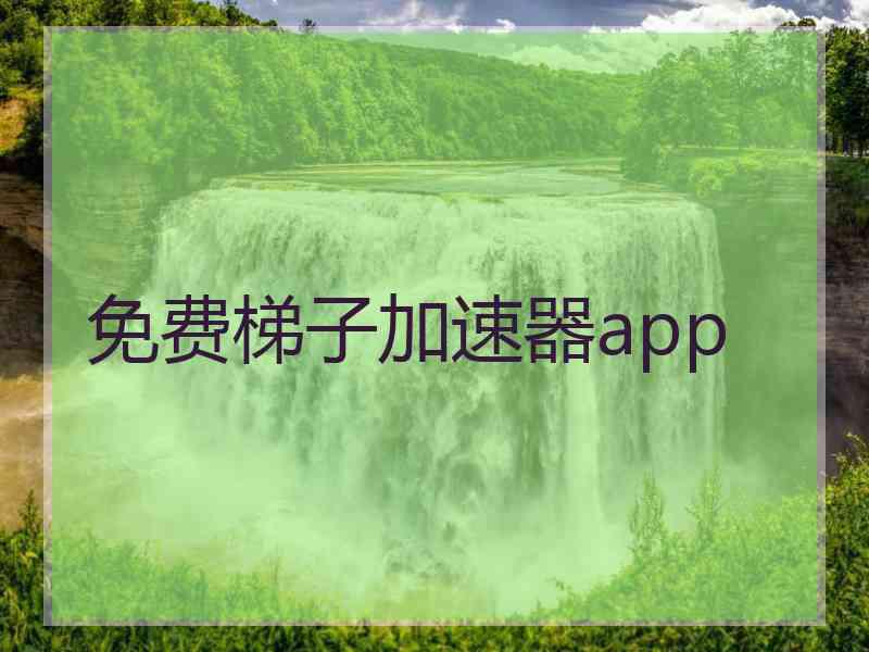 免费梯子加速器app