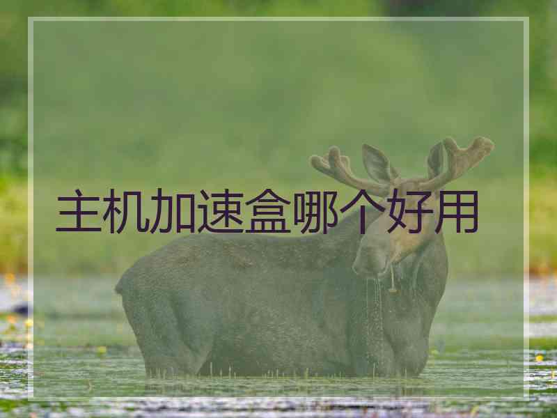 主机加速盒哪个好用