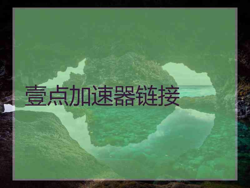 壹点加速器链接