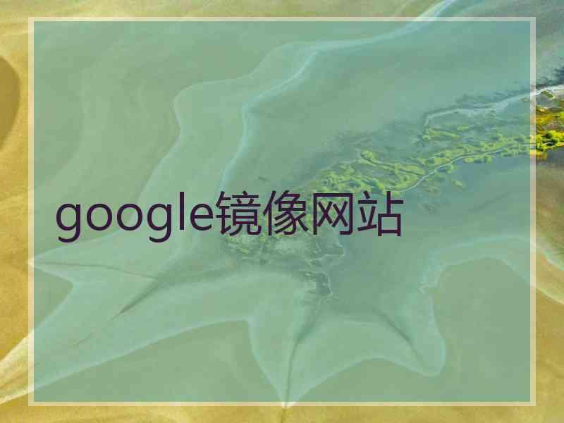 google镜像网站