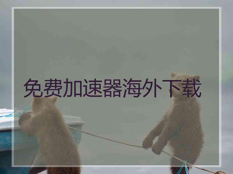 免费加速器海外下载