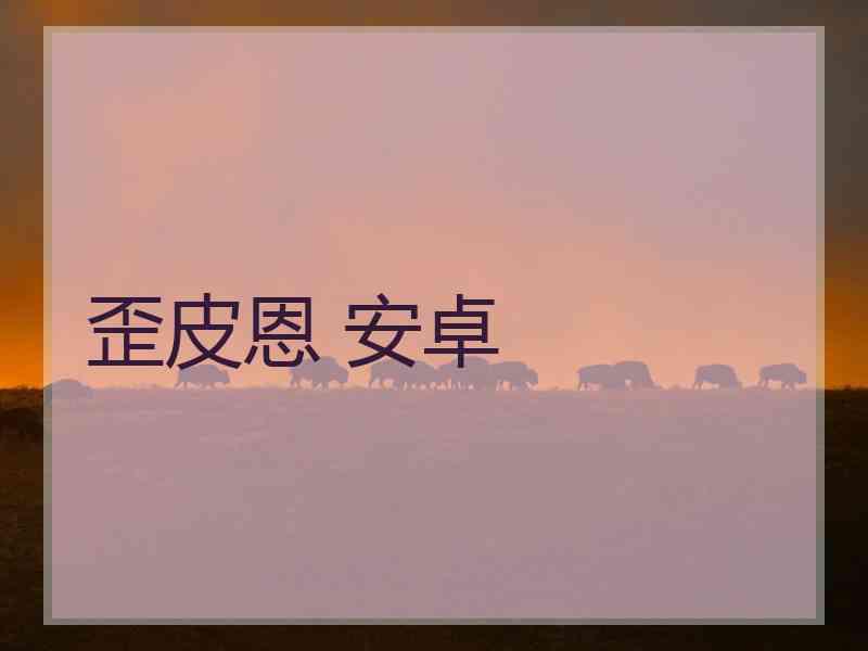 歪皮恩 安卓