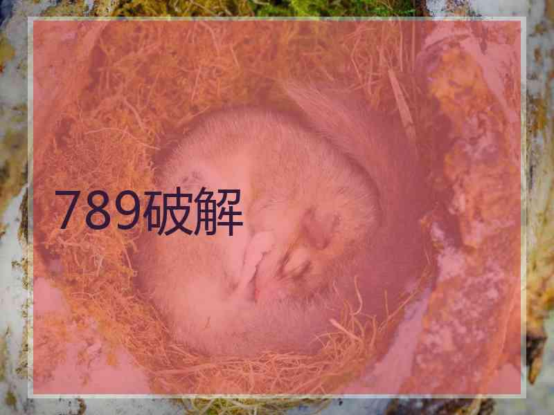 789破解