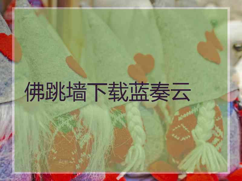 佛跳墙下载蓝奏云