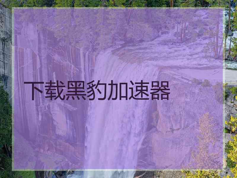 下载黑豹加速器