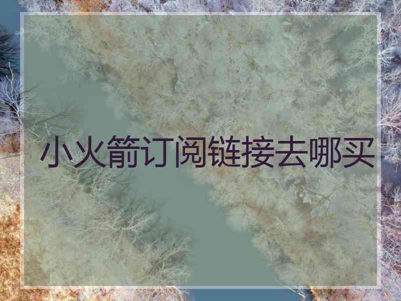 小火箭订阅链接去哪买
