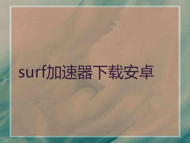 surf加速器下载安卓
