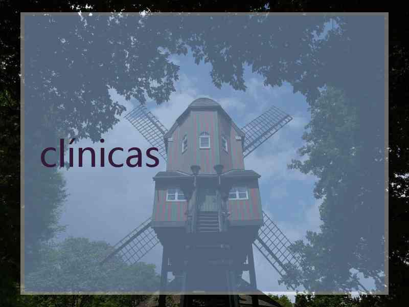 clínicas