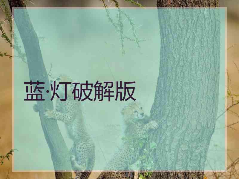 蓝·灯破解版