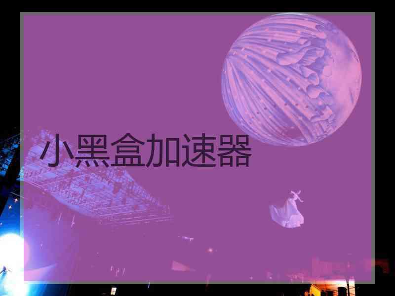 小黑盒加速器