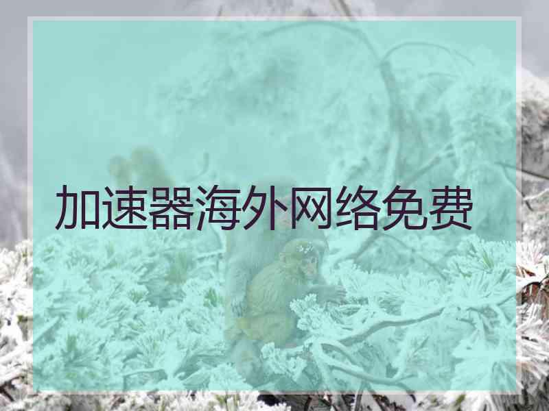 加速器海外网络免费