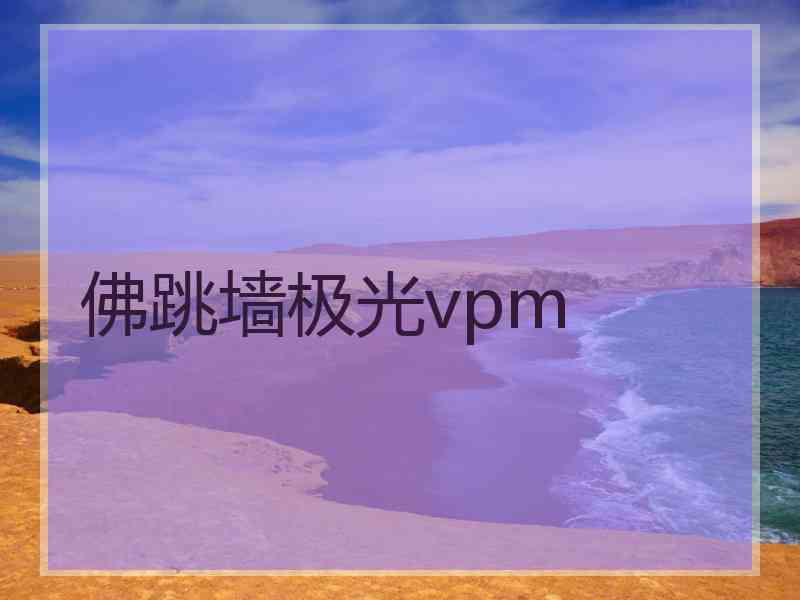 佛跳墙极光vpm