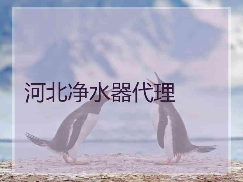 河北净水器代理