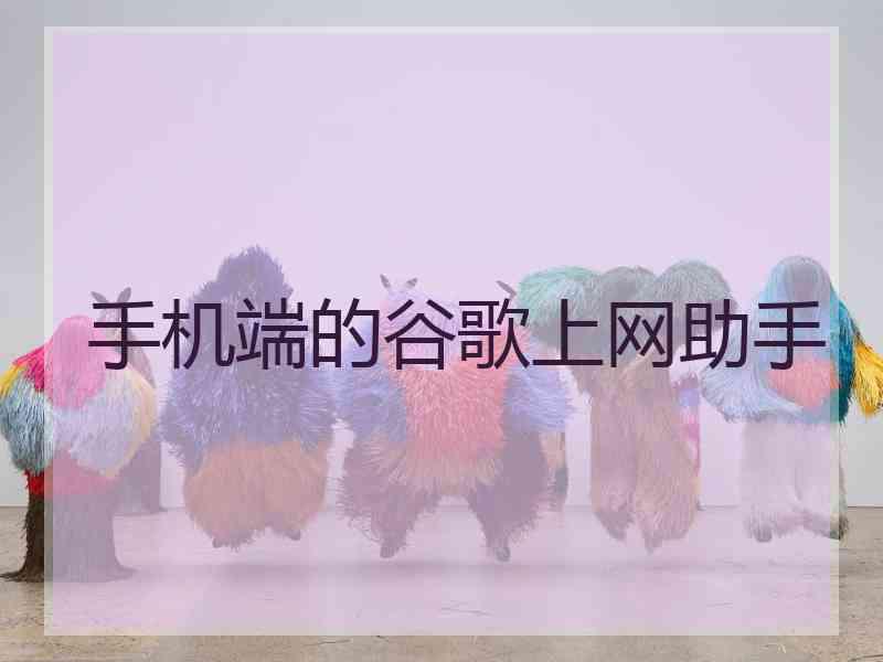手机端的谷歌上网助手