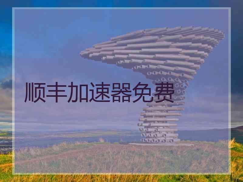 顺丰加速器免费