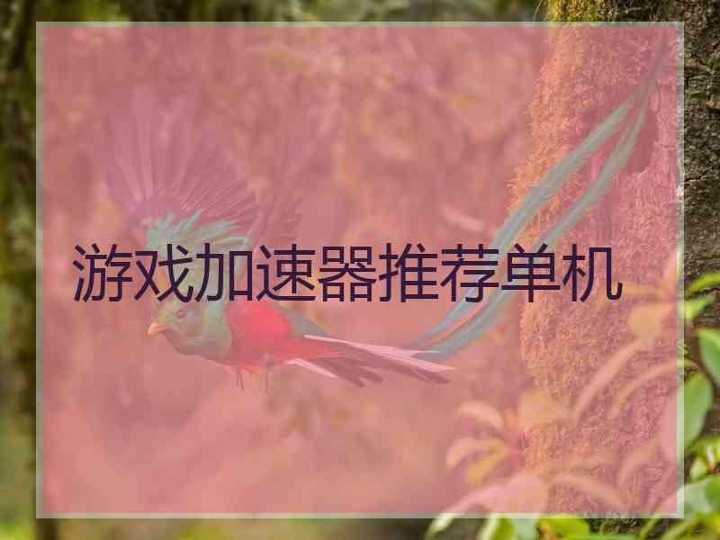 游戏加速器推荐单机