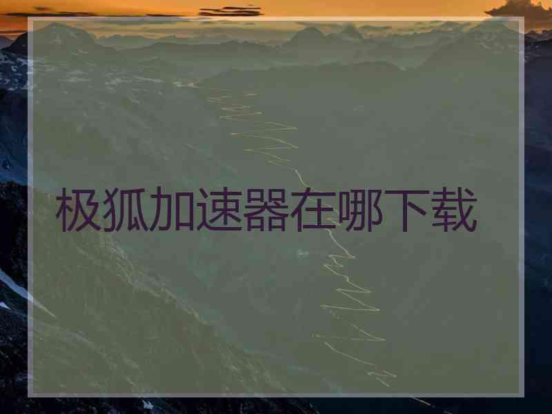极狐加速器在哪下载