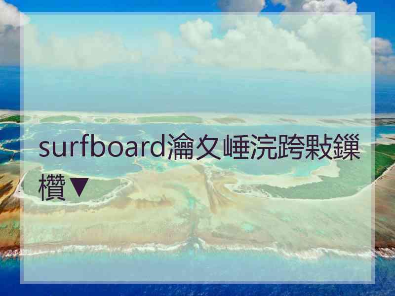 surfboard瀹夊崜浣跨敤鏁欑▼