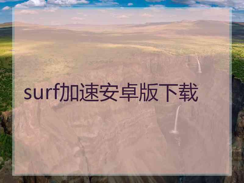 surf加速安卓版下载