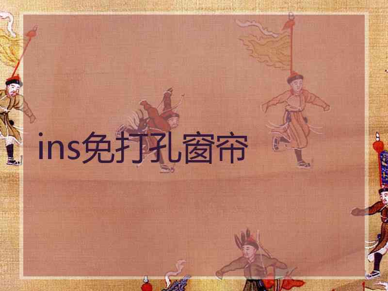 ins免打孔窗帘