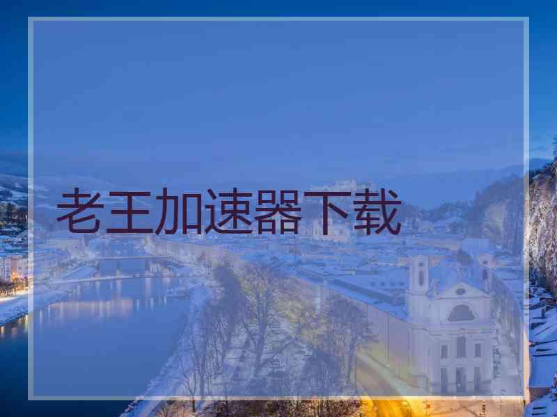 老王加速器下载